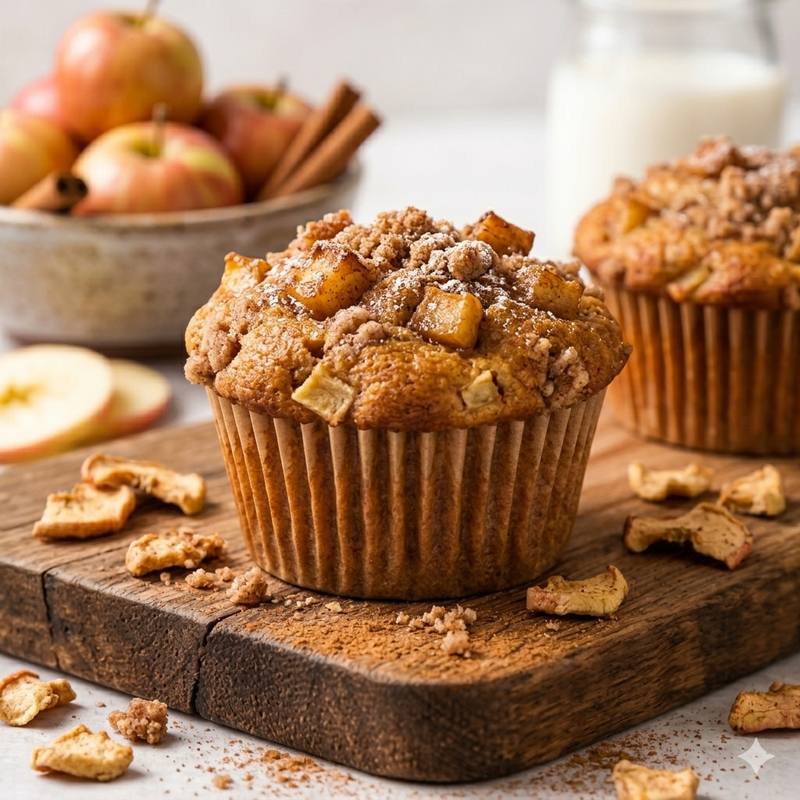Muffin de Maçã e Canela