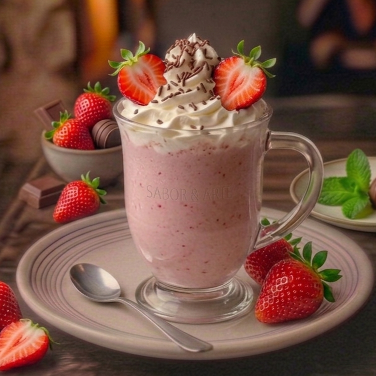 Milk Shake de Morango
