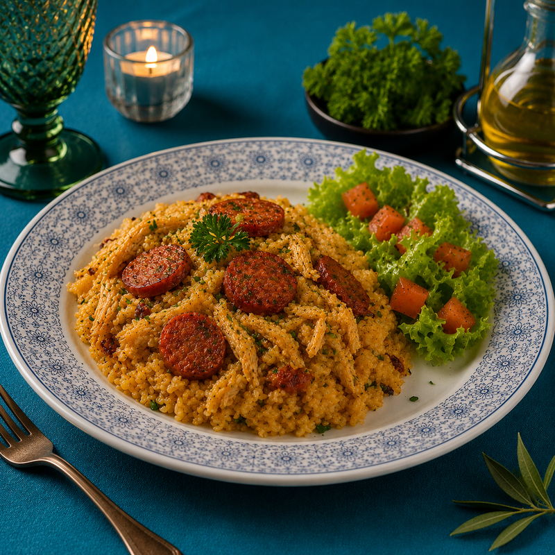 Arroz de Frango no Forno