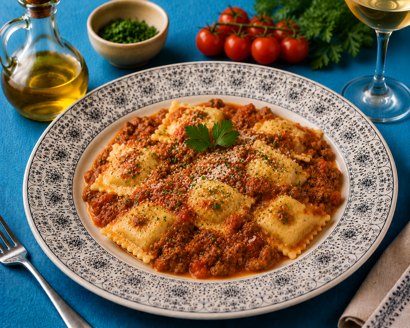 Ravioli à Bolonhesa