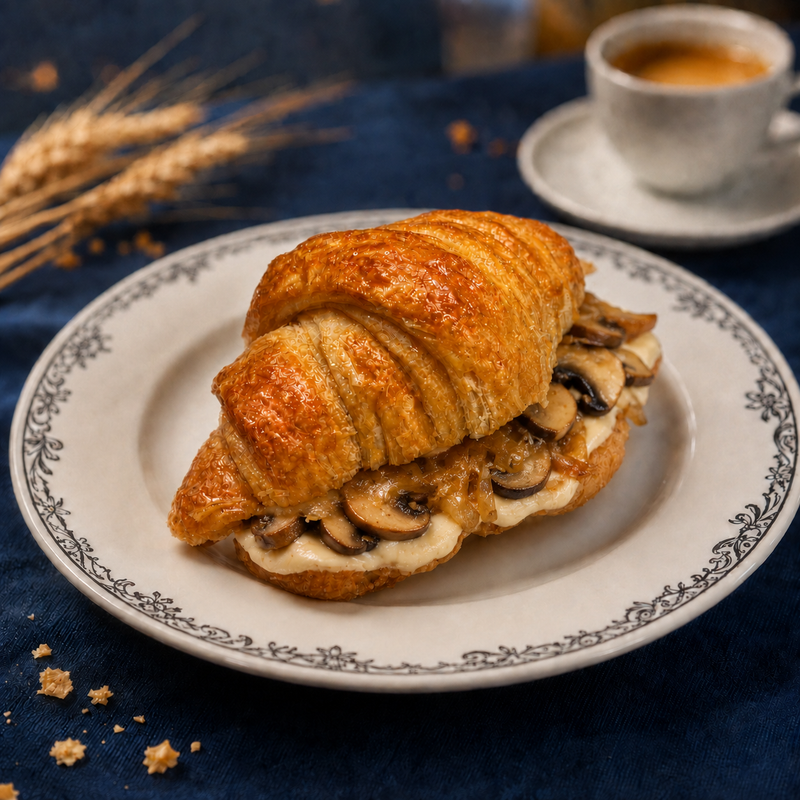 Croissant de Cogumelos & Parmesão
