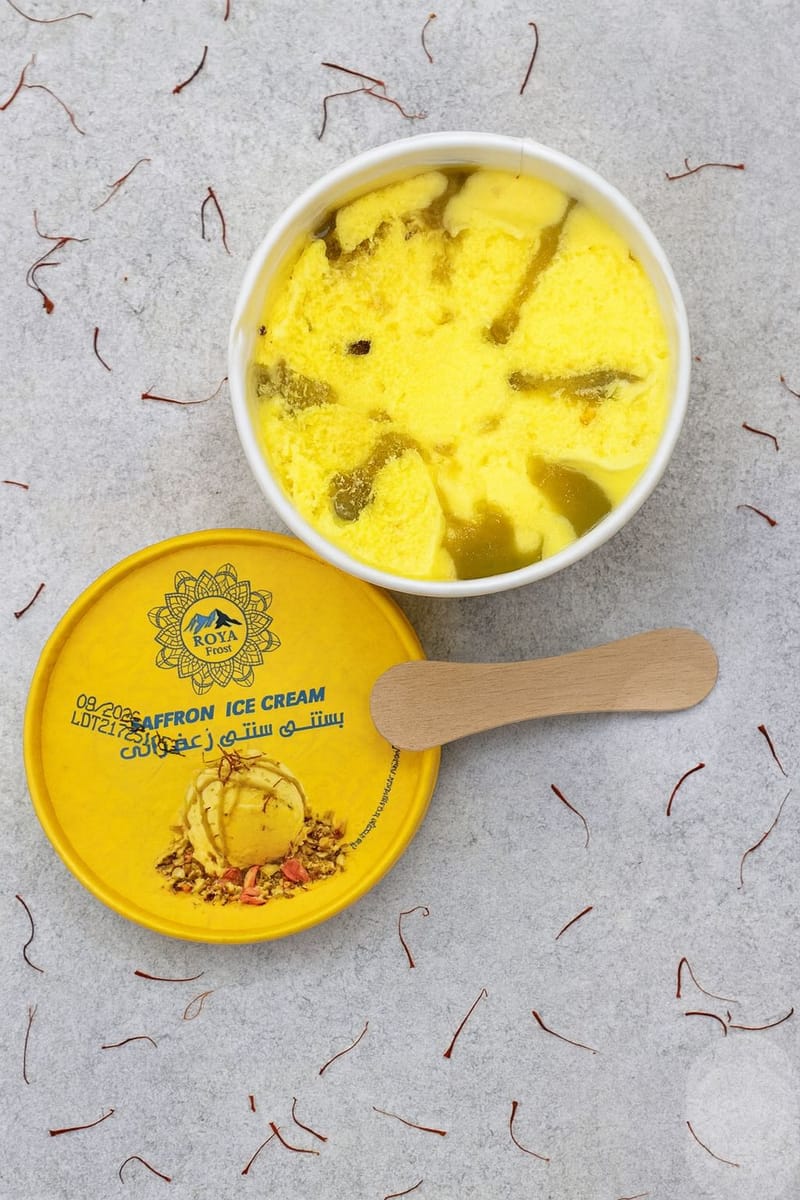 Saffron Ice Cream (Tub – 160ml & 880ml)