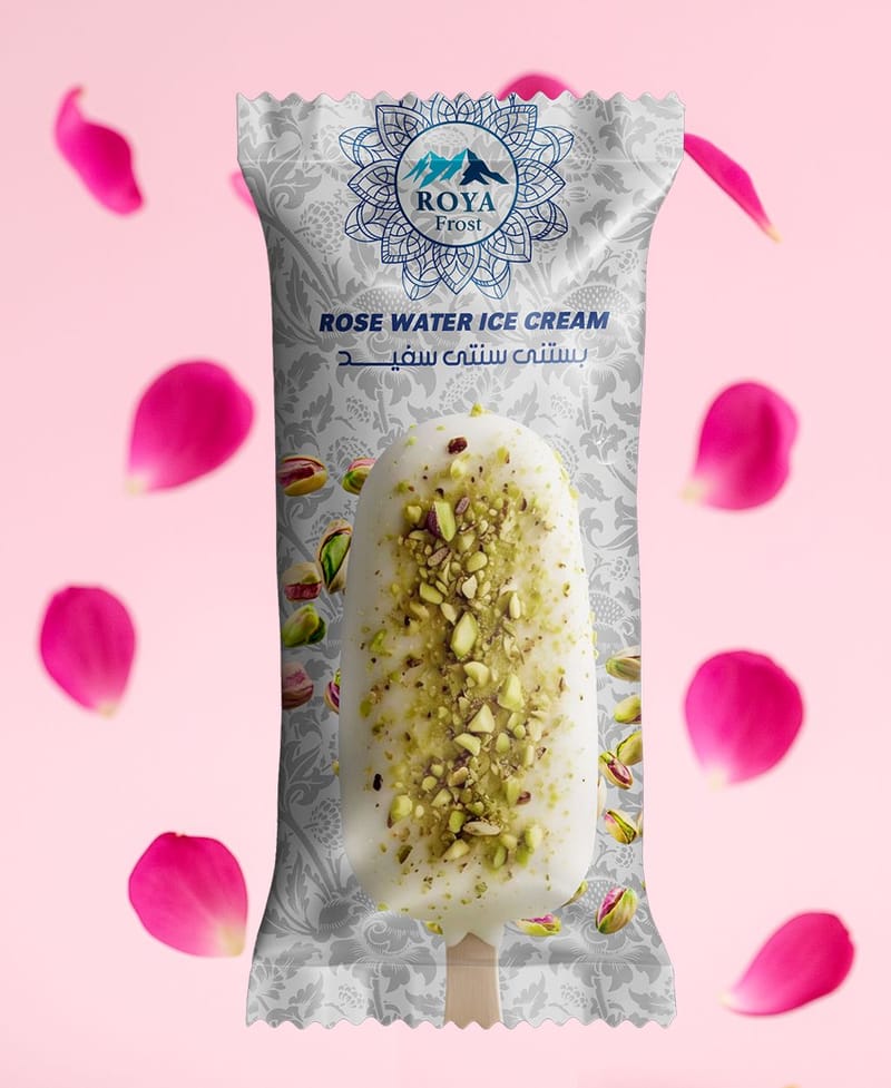 Rose Water Ice Cream (Stick – 105ml)