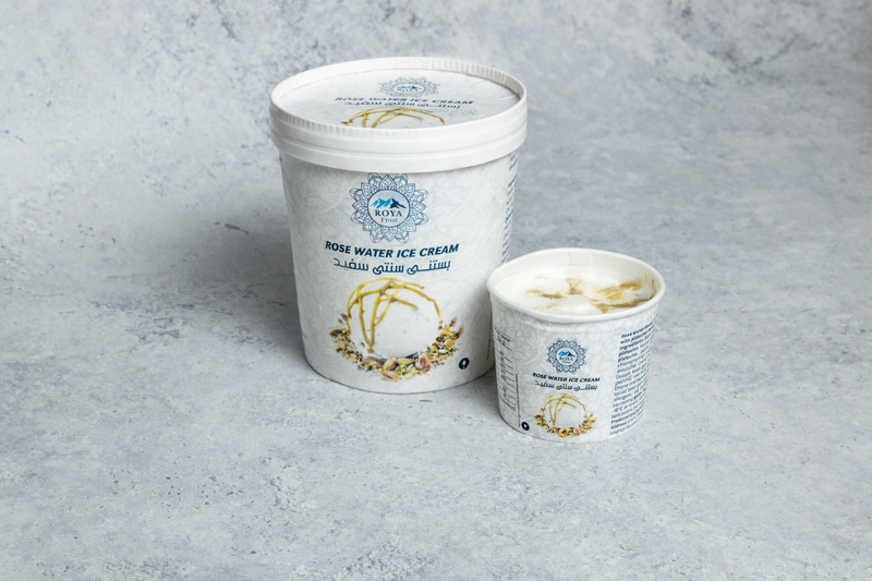Rose Water Ice Cream (Tub – 160ml & 880ml)