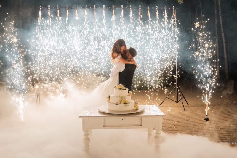 Wachlarze z min, błyski i kolorowe ognie!