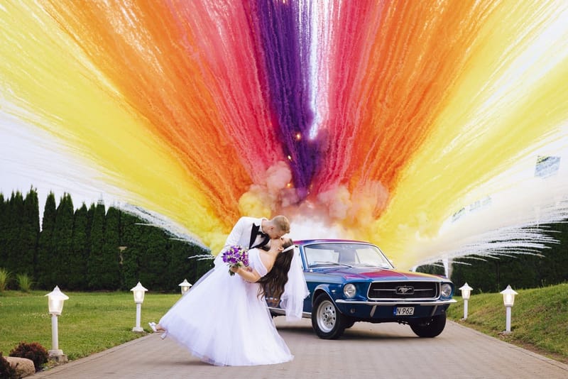 Wachlarze z min, błyski i kolorowe ognie!