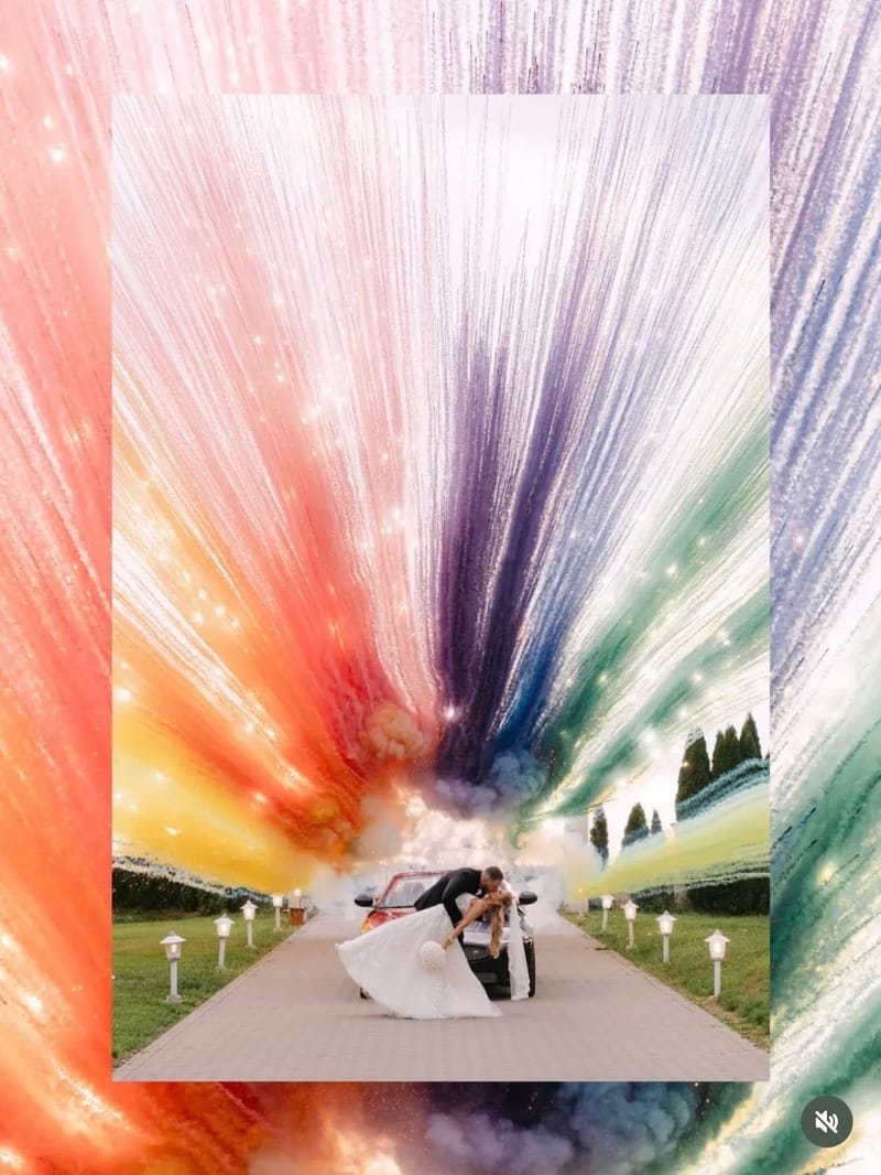 Wachlarze z min, błyski i kolorowe ognie!