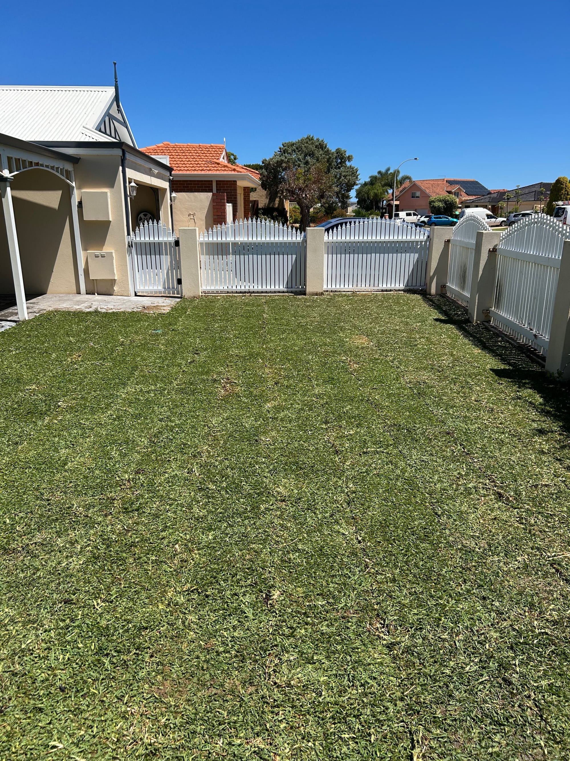 After: Courtyard landscaping