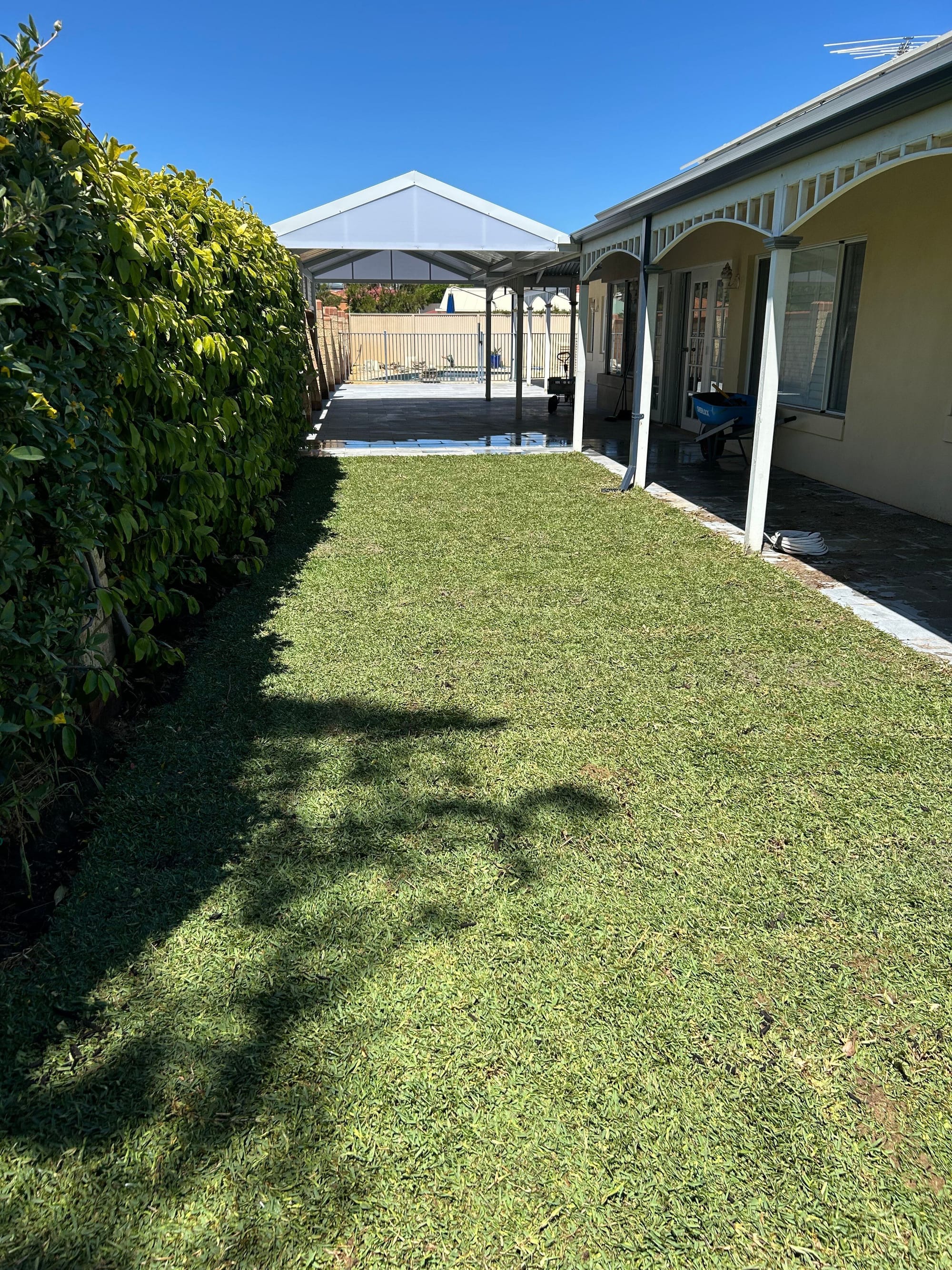 After: Courtyard landscaping