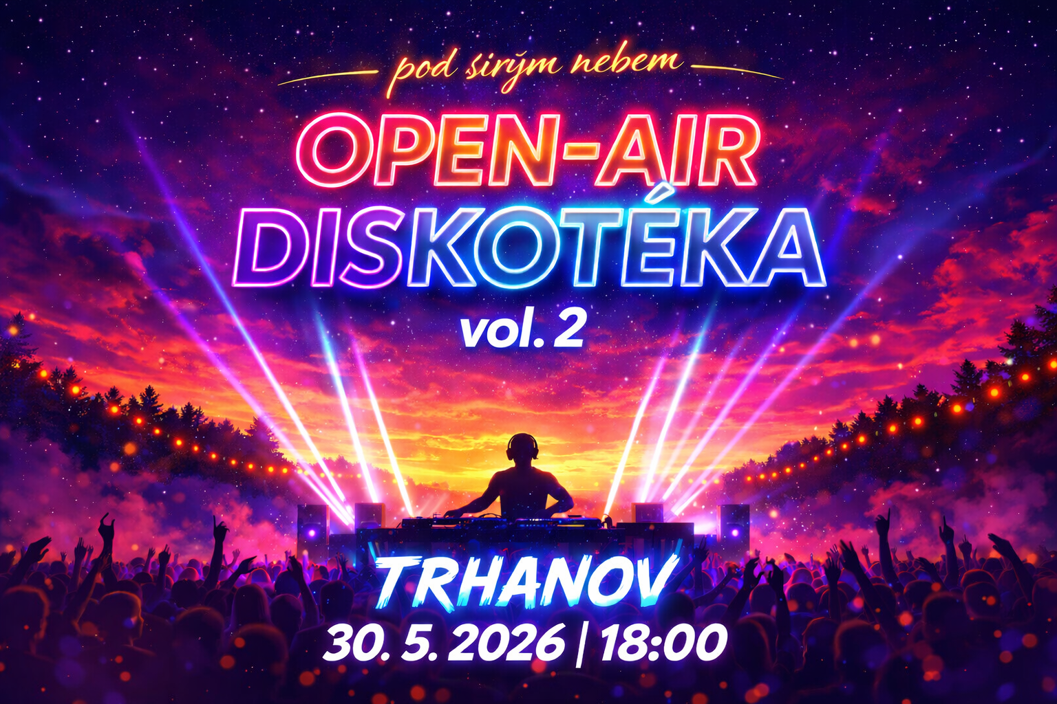 OPEN-AIR DISKOTÉKA JE ZPĚT!!
