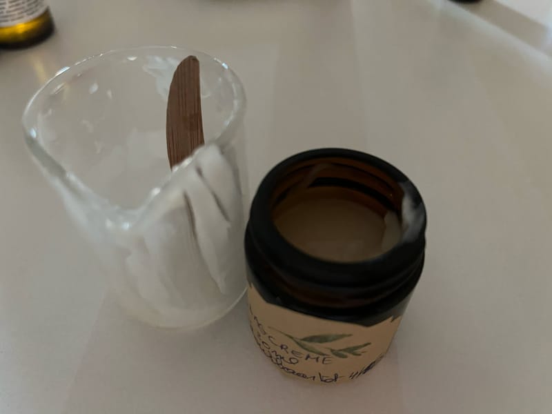 Bereiden van een dagcrème