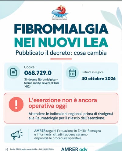 FIBROMIALGIA: novità 2026