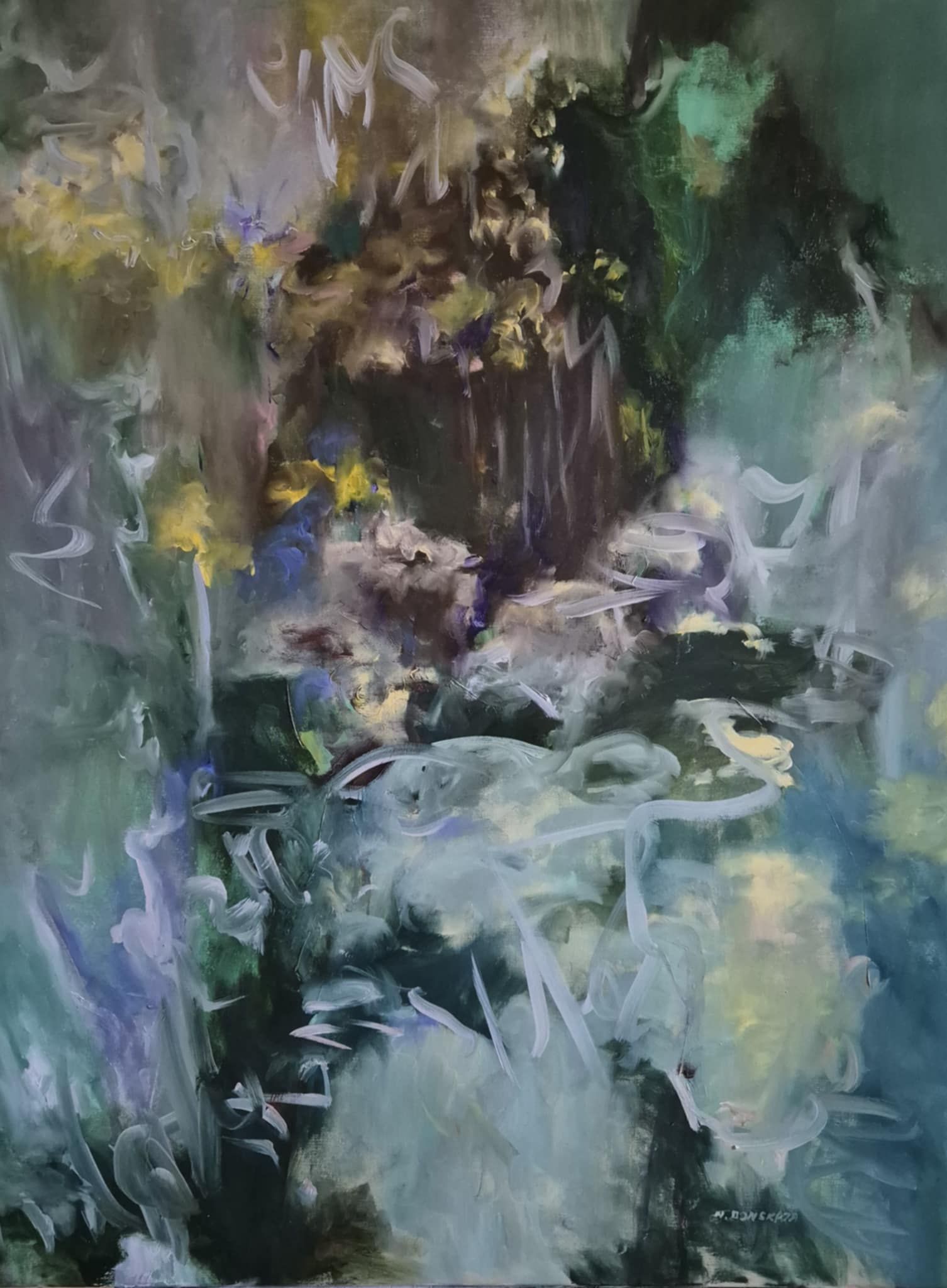 Natalja Donskaja  painting from collection "Emotion language"