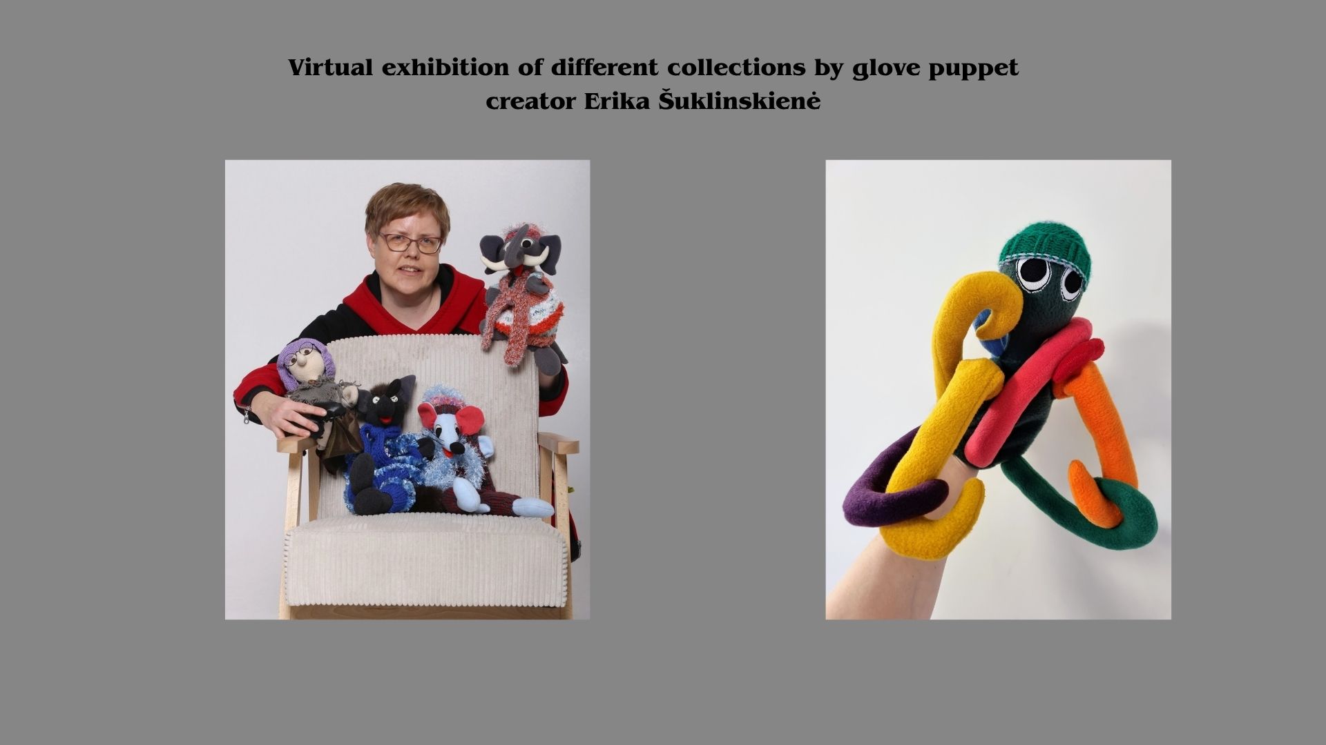 Erika Šuklinskienė virtual exhibition poster