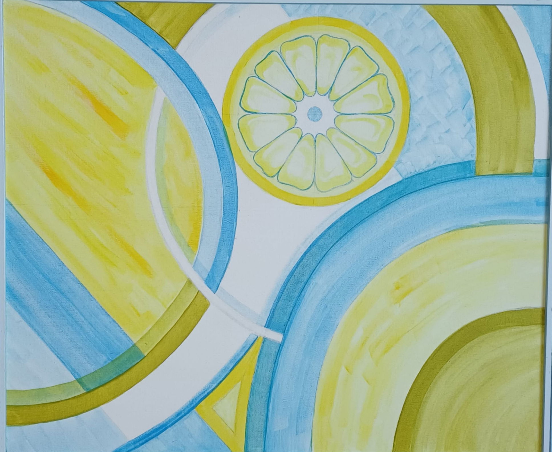 Artist Dalia Ruibienė artwork "Spring coctail with lemon IT"