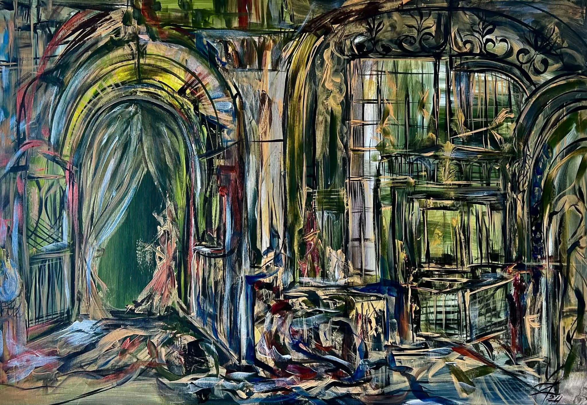 Color silence Žiedūnė Aleknaitė's inner landscape