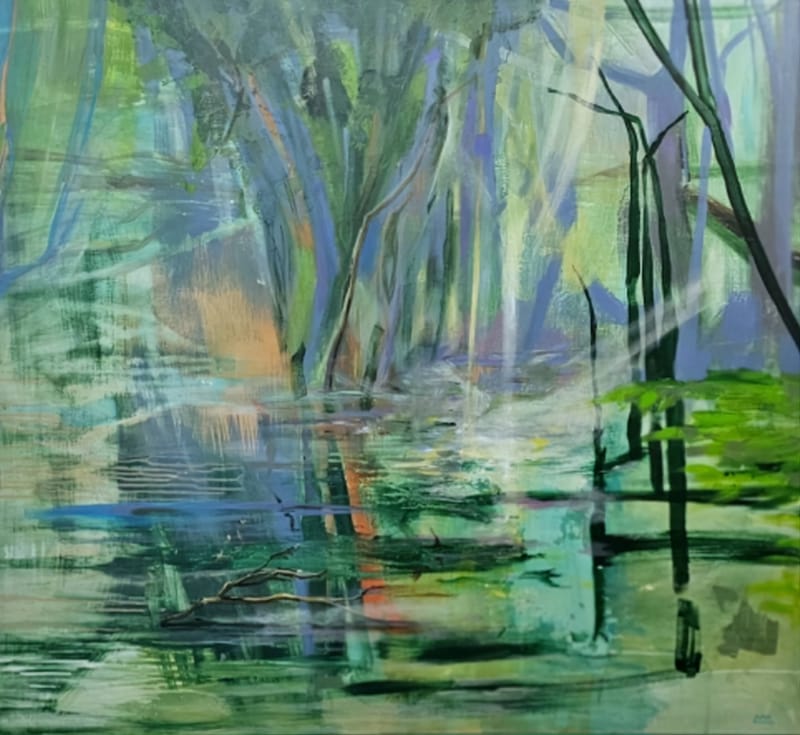 The dialogue of colours in the art of painter Nijolė Mečkovskaja