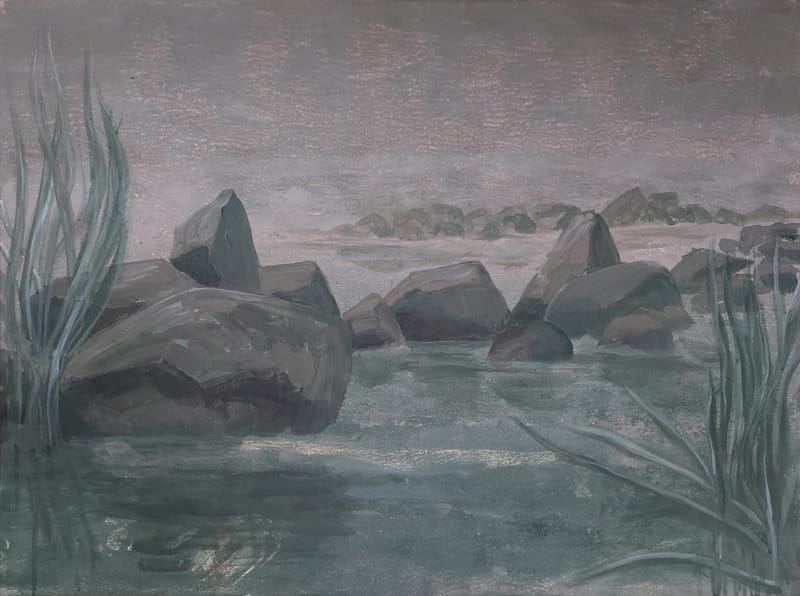 Painter Indrė Morkūnė-Makelytė's path between pedagogy and painting