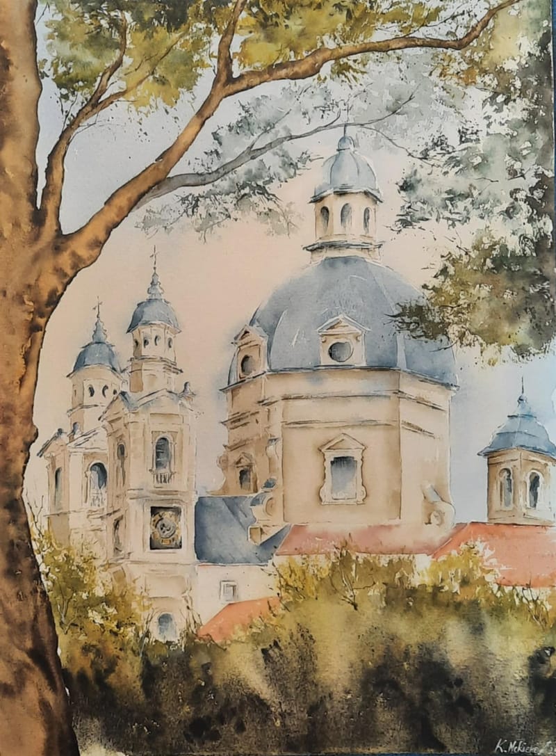 Watercolorist Kristina Mekienė portfolio 2026