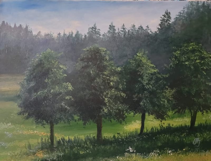 The painter Audra Toleikytė-Fiserienė portfolio 2026