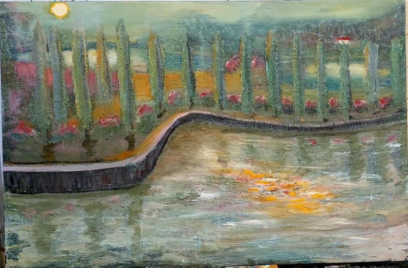 The painter Edmundas Kartanas Color Philosophy in Painting Canvases