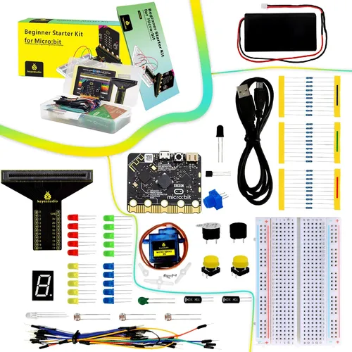 Keyestudio Microbit Basic Starter Kit y Kit de 45 Sensores