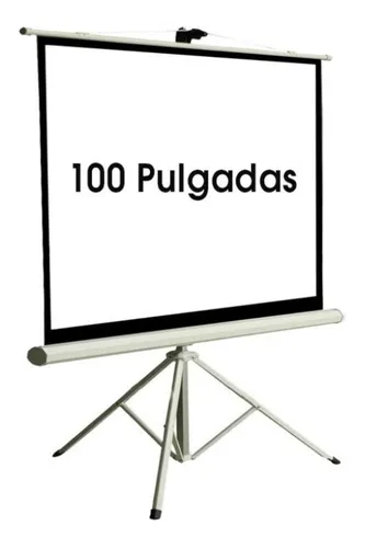 Pantalla para Proyector + Trípode - 100 Pulgadas