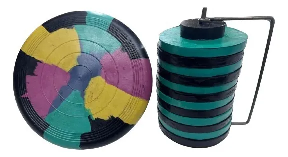 Set de Tejo y Frisbee de Goma (Multisuperficie)