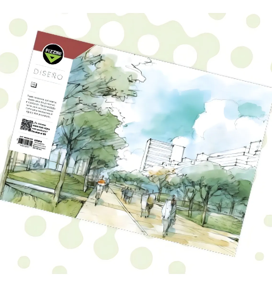 Block Pizzini Emblocado de Diseño (35x50 cm)