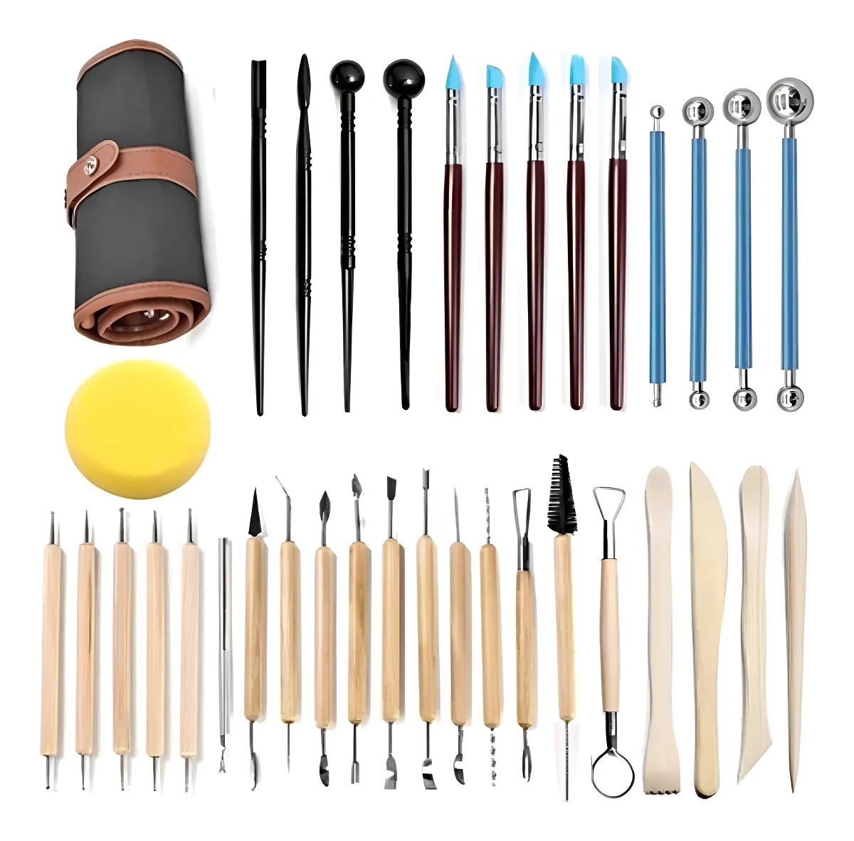 Set de Alfarería y Modelado Hemmel (36 Piezas)