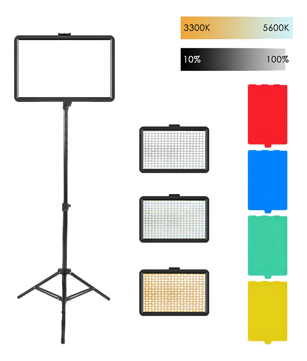 Panel LED de Fotografía Profesional con Trípode