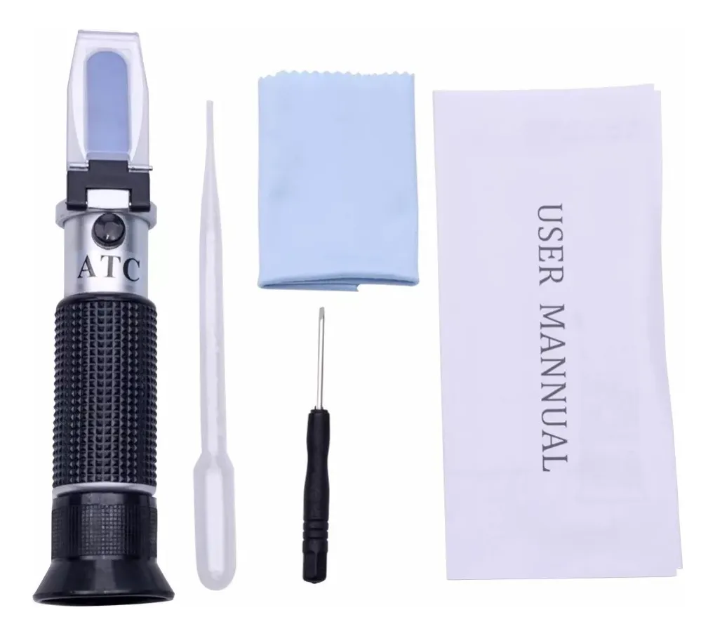 Medidor Refractómetro 0-80% Brix Portatil