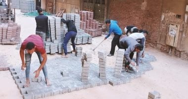 تركيب انترلوك وبندوره