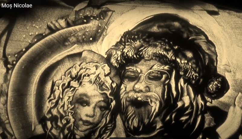 SAND ART SCENOGRAFIE DINAMICĂ: Când decorul devine personaj