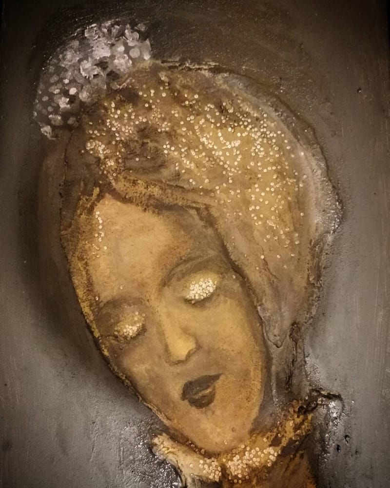 PICTURI CU NISIP COLORAT SI ALTE MATERIALE