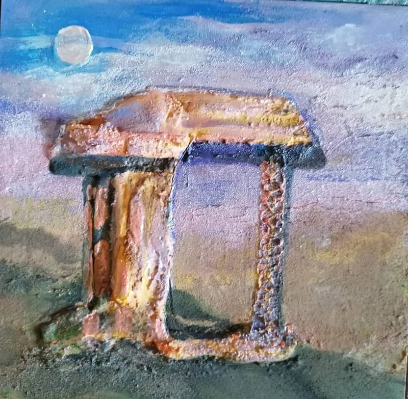 PICTURI CU NISIP COLORAT SI ALTE MATERIALE