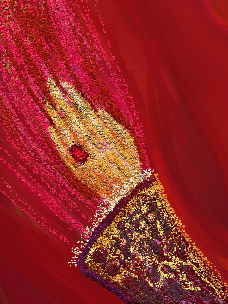 Ilustrații unice din nisip colorat pentru cartea dumneavoastră