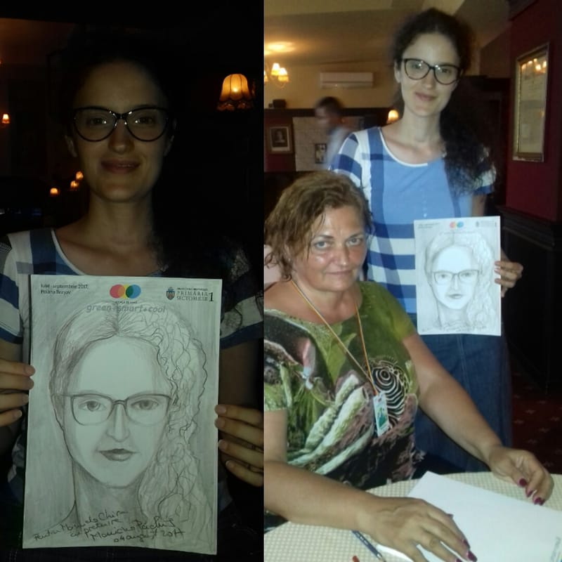 Tabără de Artă, Afaceri & Autocunoaștere -  Scriere creativă cu poveste schițată in nisip ca un storyboard