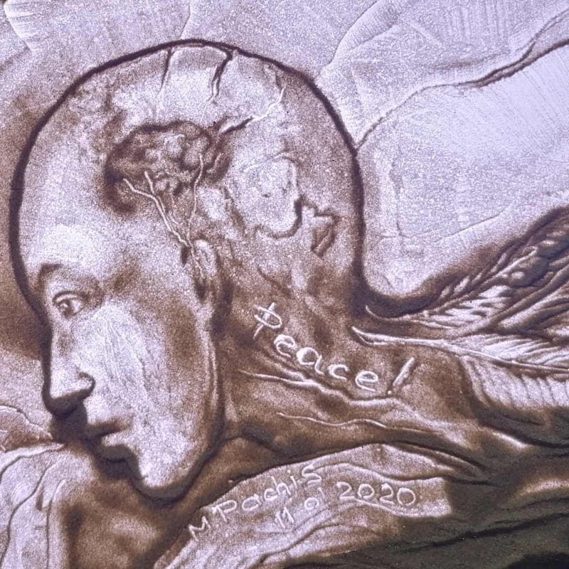 Ciocolata, nisipul și alte materiale. Metode neconvențională de scriere, caligrafie, desen