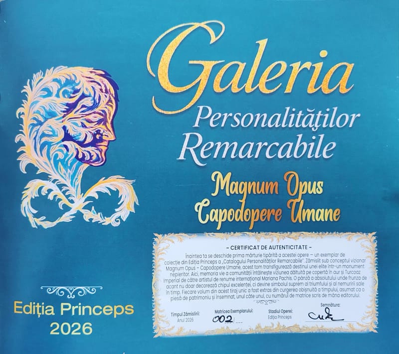 Brevet Panteonul Valorilor - Magnum Opus - Voluta de Acant - Geniul - 2026