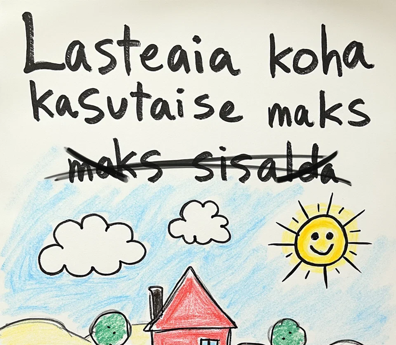 Lasteaia kohatasu  ei sisalda: