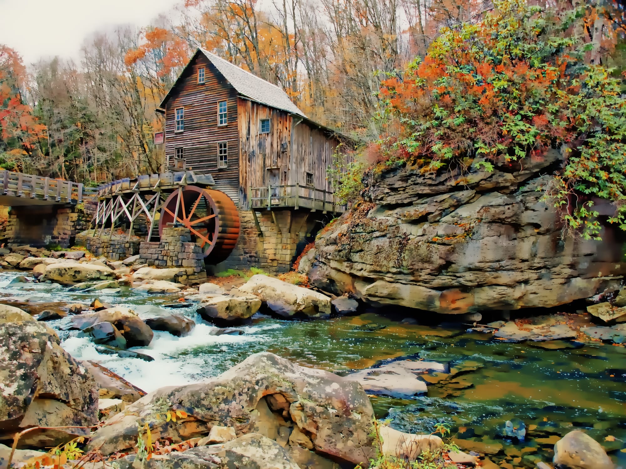 Glade Creek Grist Mill, Babcock State Park, Clifftop, WV