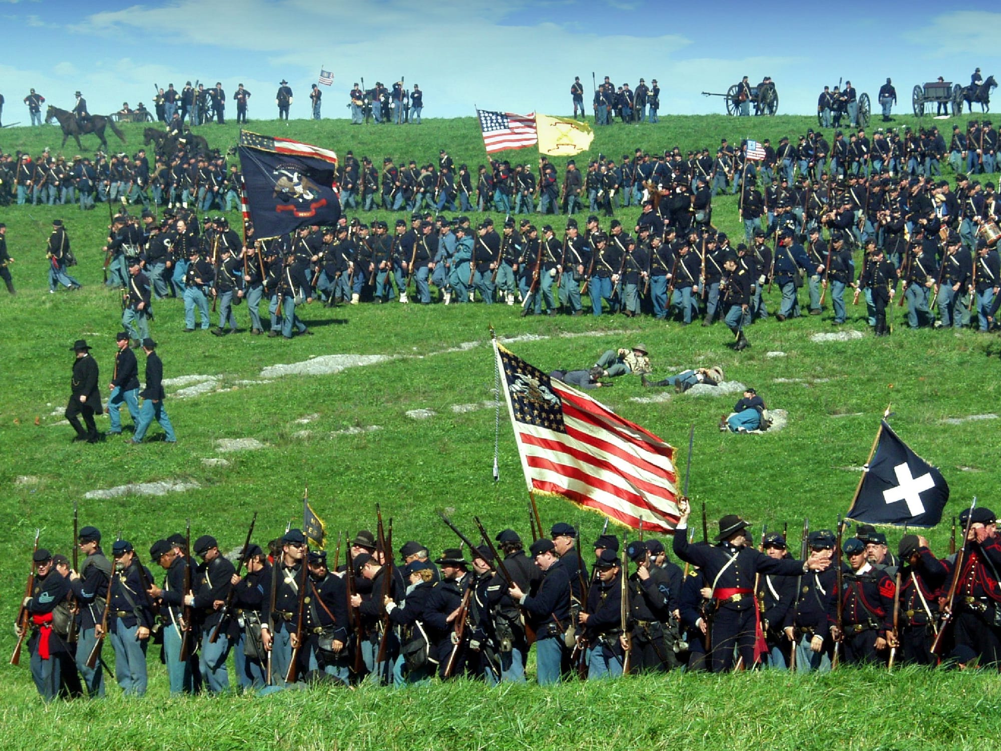 Civil War Reenactment, Cedar Creek Battlefield, Middletown, VA