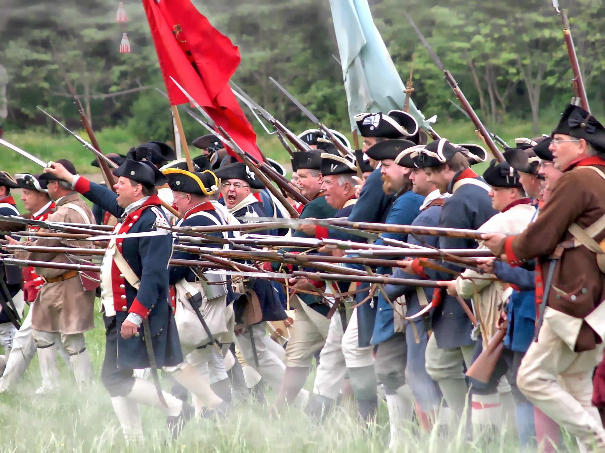 Revolutionary War reenactment, Mount Vernon, VA