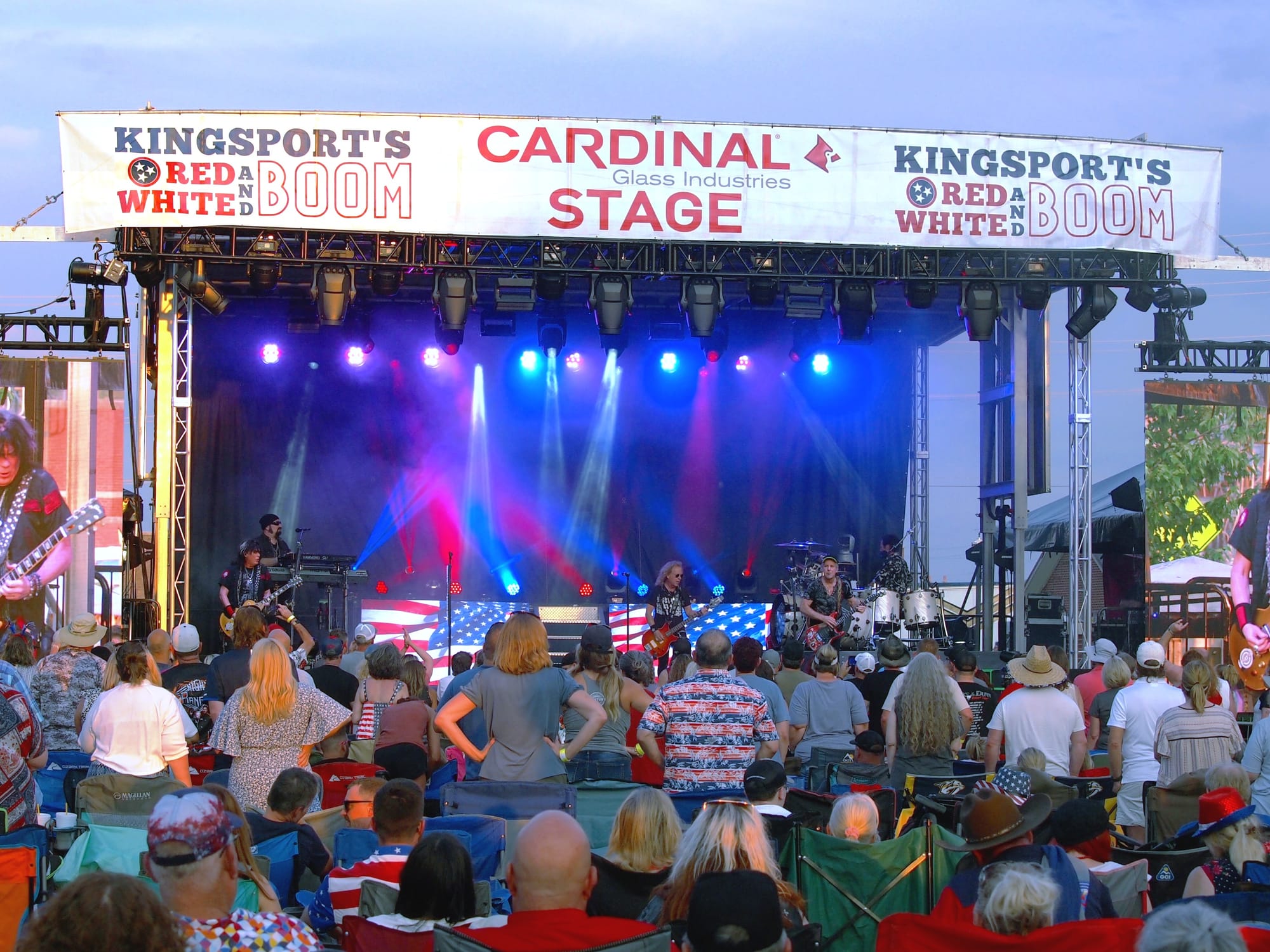 Night Ranger concert, Kingsport's Red, White & Boom 2025, Kingsport, TN