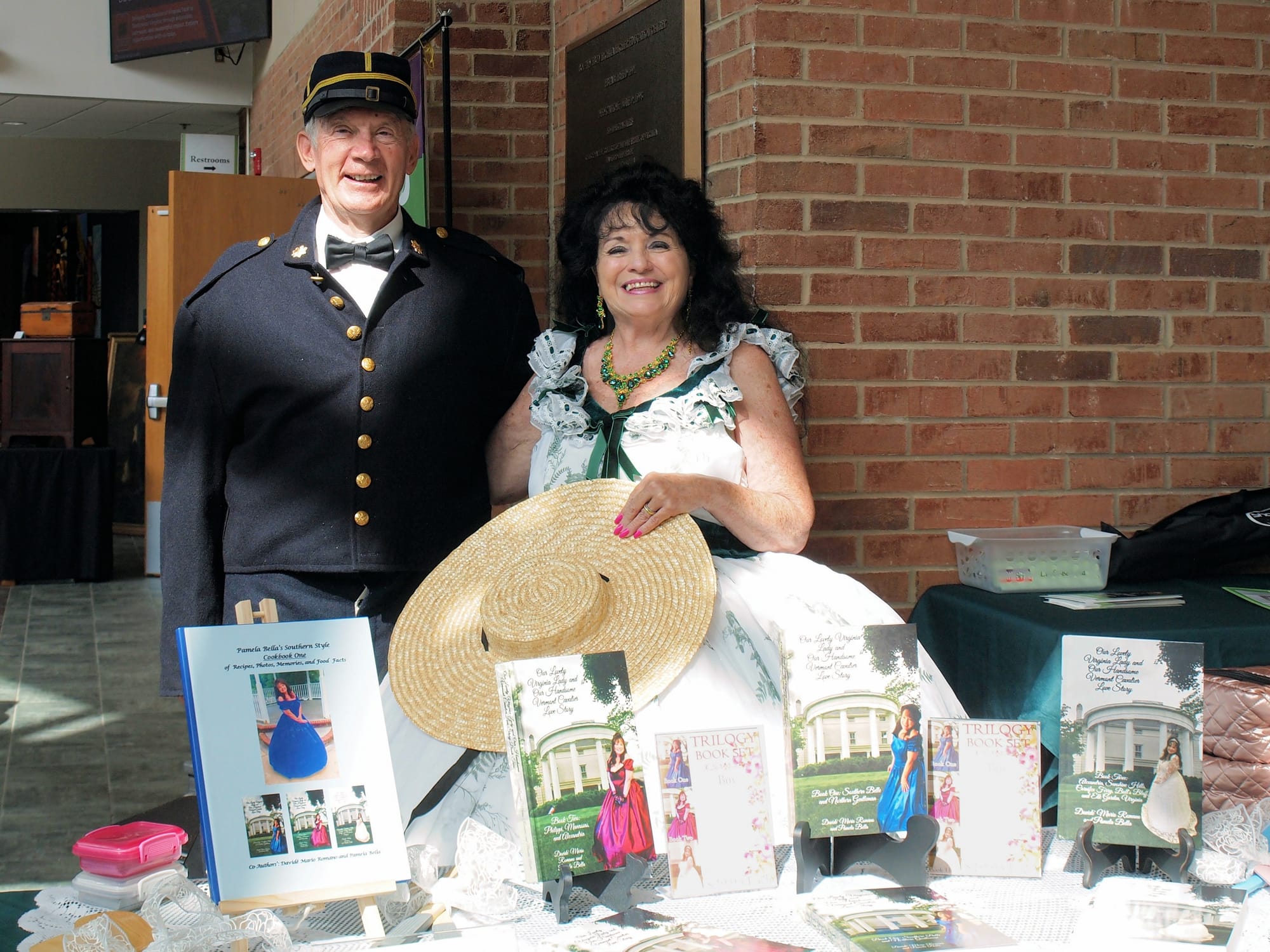 July, 2025: VA Highlands Festival, Abingdon, Writers Faire w/Pamela Earley [Photo: S Cobaugh]