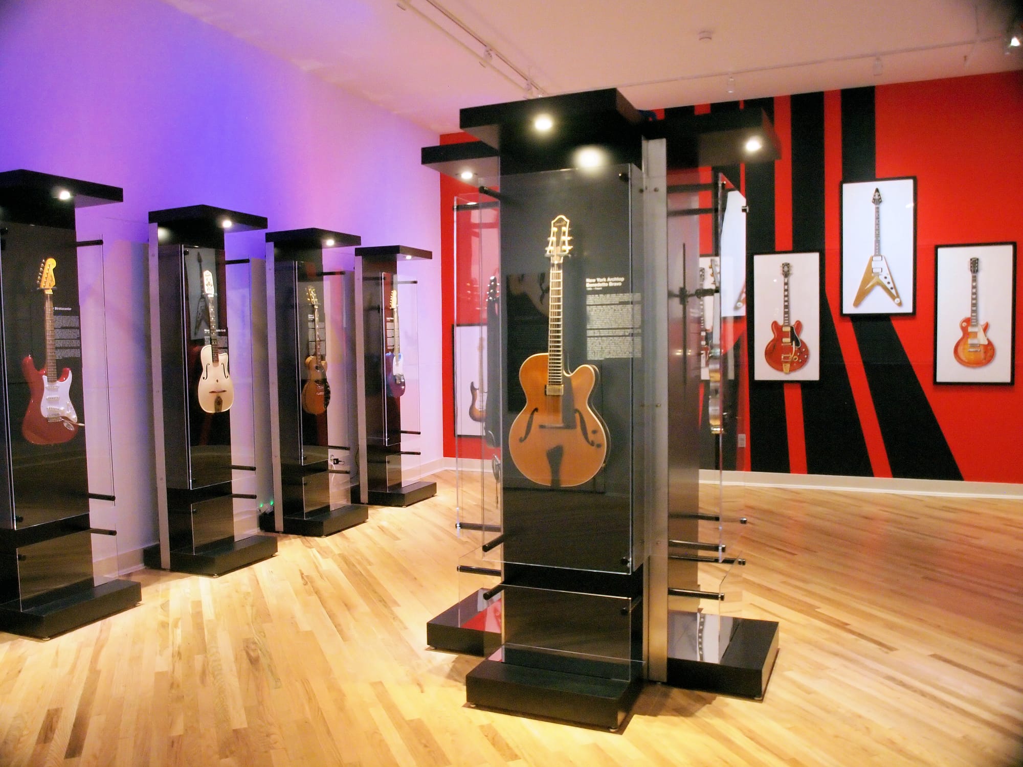 July, 2025: VA Highlands Festival, Abingdon, Art of the Guitar Exhibit [Photo: S Cobaugh]