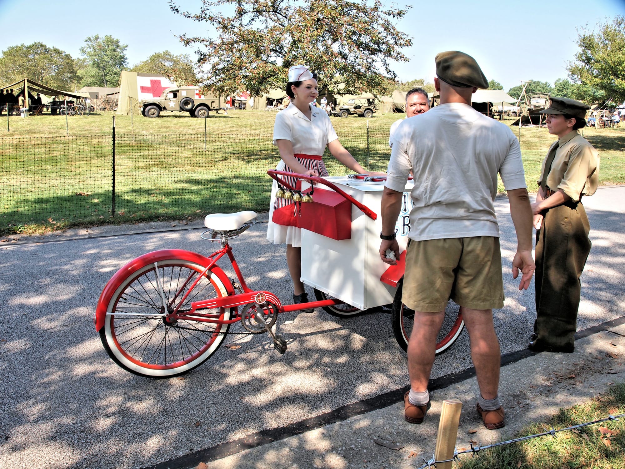 U.S. homefront, D-Day reenactment, Conneaut, Ohio, August, 2025 [Photo: S Cobaugh]