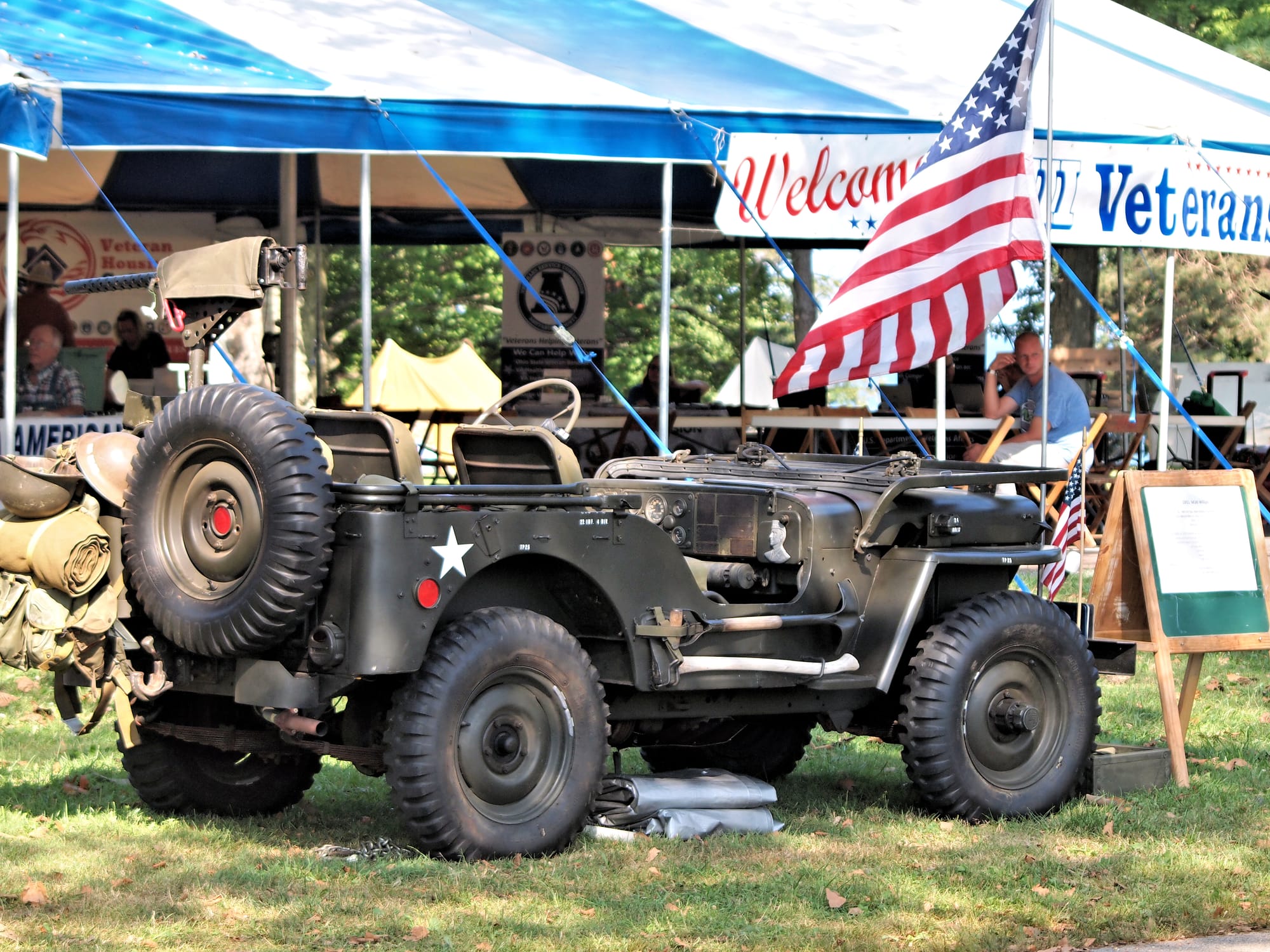 American Camp, D-Day reenactment, Conneaut, Ohio, Aug., 2025 [Photo: S Cobaugh]
