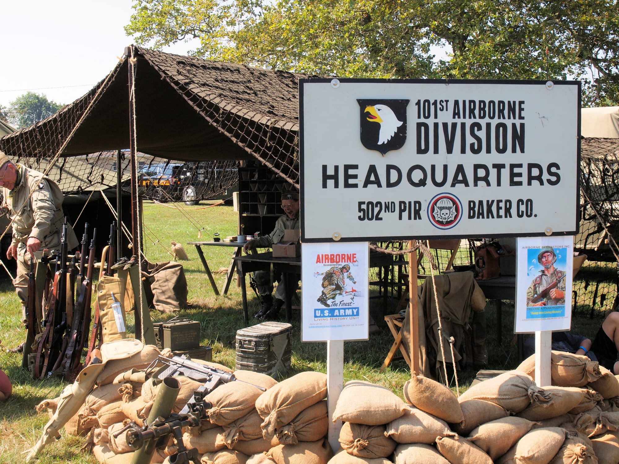 American Camp, D-Day reenactment, Conneaut, Ohio, Aug., 2025 [Photo: S Cobaugh]